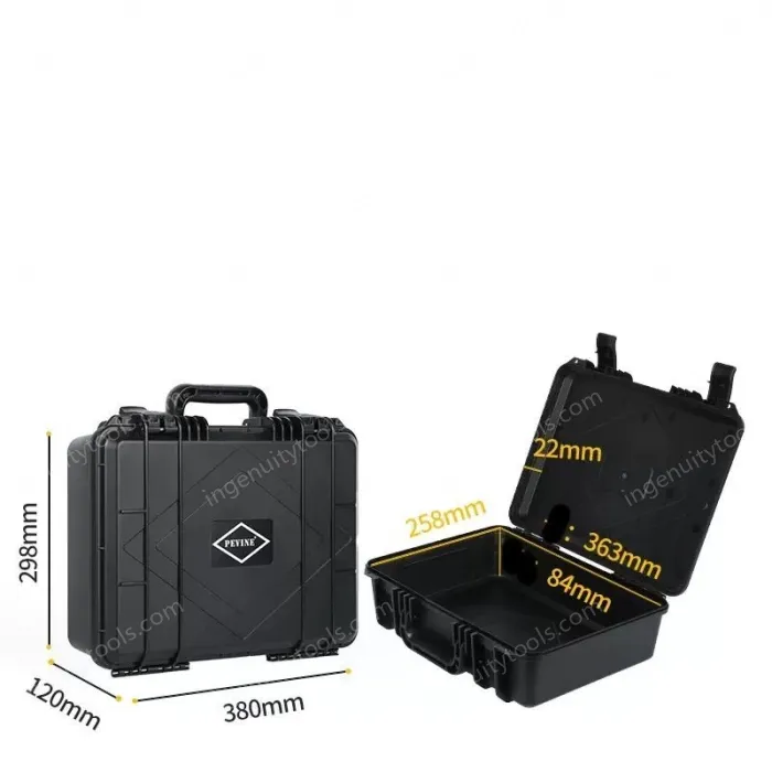 Black empty box ABS version black, gray and yellow 3 colors are optional
