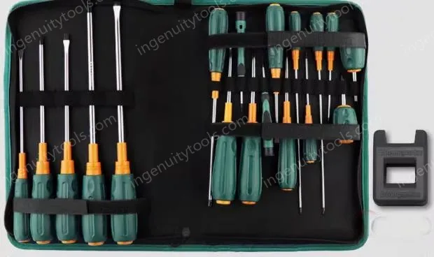 Slotted, Phillips screwdriver