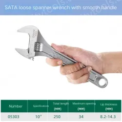 Smooth shank 10 inches, opening 34mm-05303