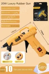 20W luxury glue gun + 10 glue sticks