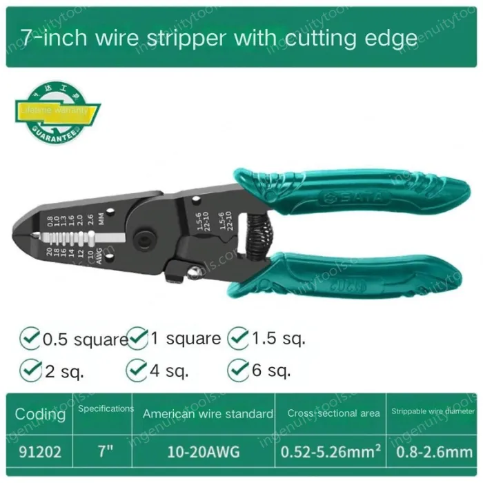 With cutting edge 7" (0.5-6 sq.m.)/91202
