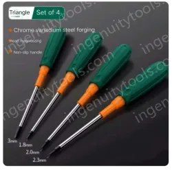 Triangle head screwdriver 4pcs