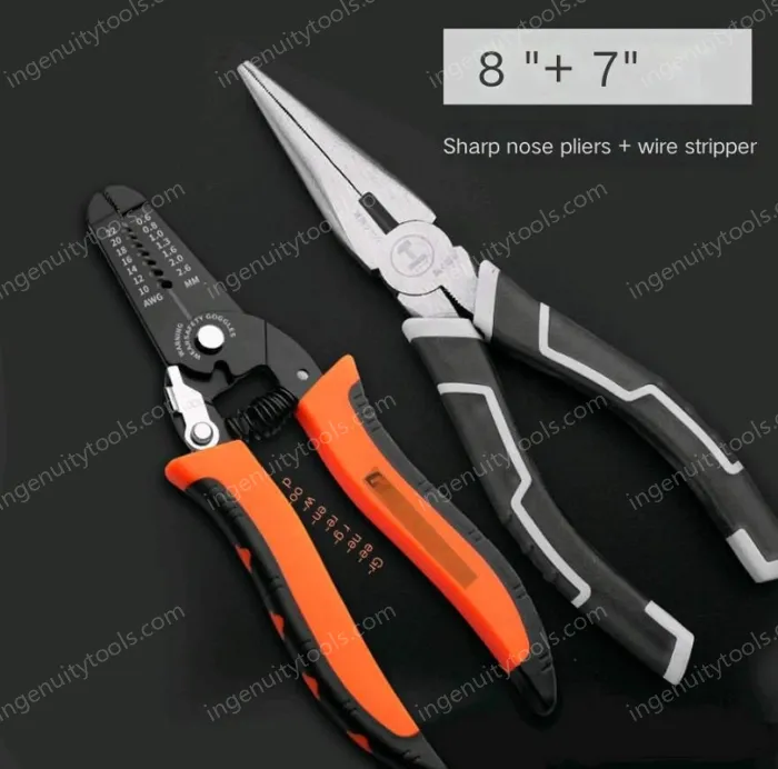 6 inch two-piece set (vise + needle-nose pliers)