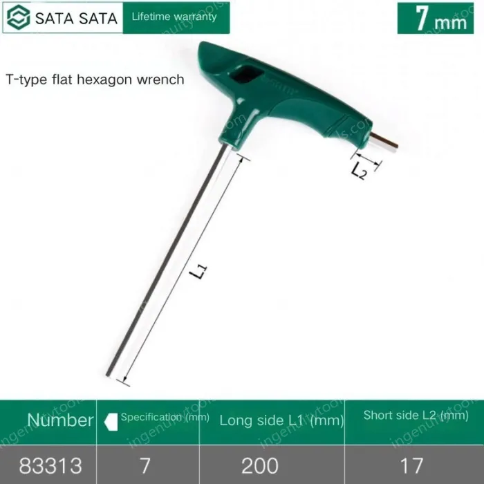 83313/7mm - Flat head