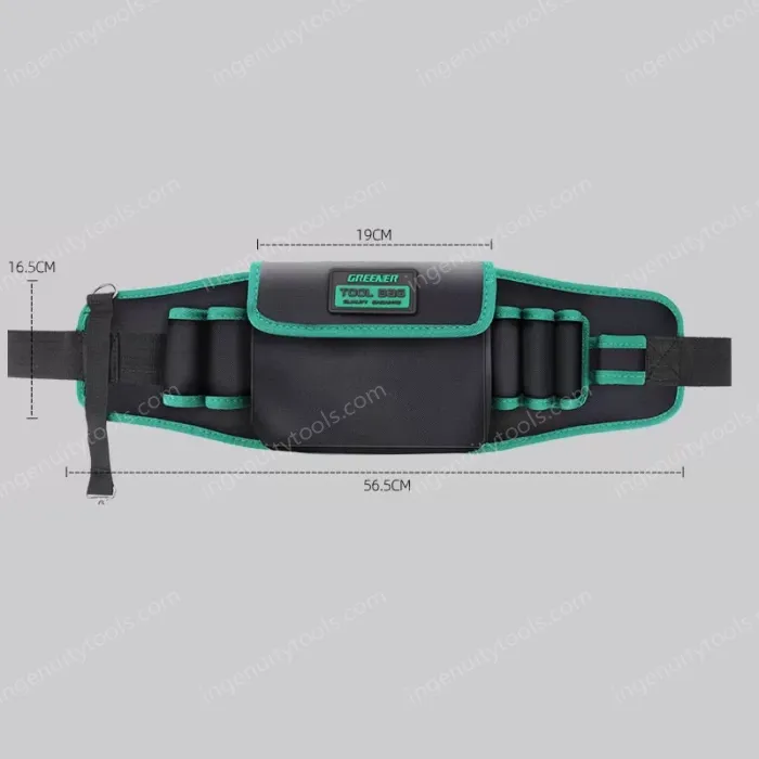 The waist bag can hold a mobile phone with a thickened flip cover