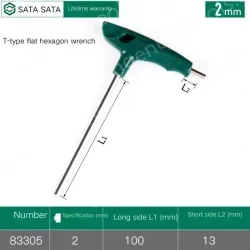 83305/2mm - Flat head