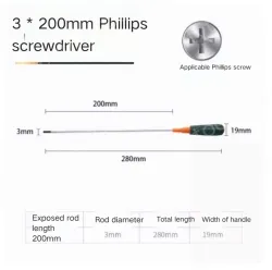 Phillips screwdriver 3*200