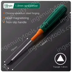 Triangle head screwdriver 1.8