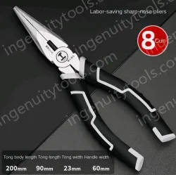 8 inch two-piece set (vise + wire stripper)