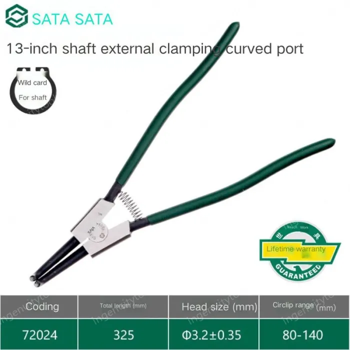 13-inch curved circlip pliers 72024
