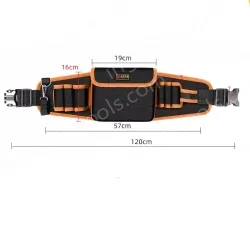 Orange padded tool belt bag Medium bag