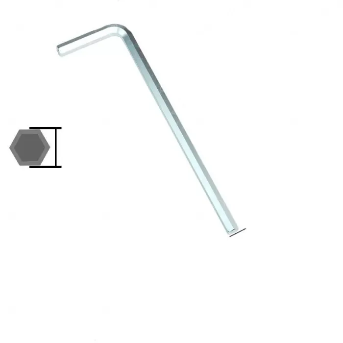Galvanized 10mm 2pcs flat head