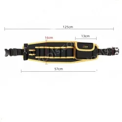 Yellow thickened tool belt bag partial bag
