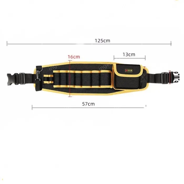 Yellow thickened tool belt bag partial bag
