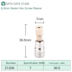 Xiaofei 7mm with a total length of 36.5mm-21206