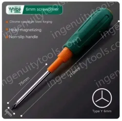 Y-shaped screwdriver 6mm