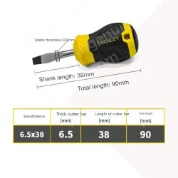 The glue handle is 6.5x38mm
