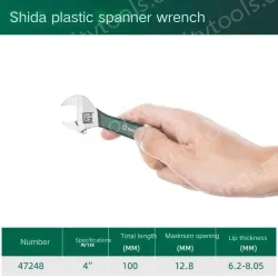 Plastic handle: 4 inches, opening 12.8mm-47248