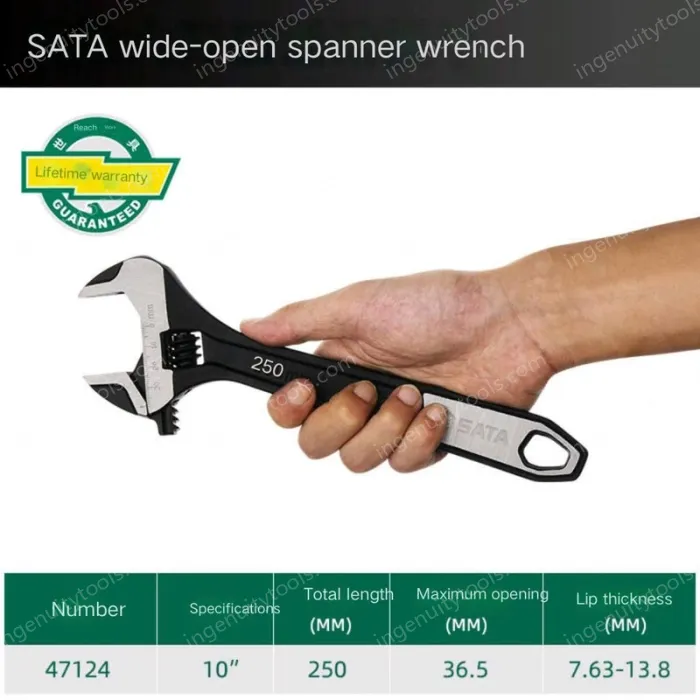 Large opening 10 inches, opening volume 36.5mm-47124