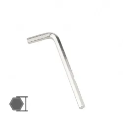 Nickel plated 2mm 50pcs flat head