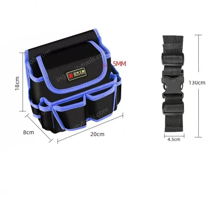 Blue multifunctional belt bag