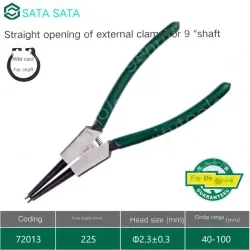 9 inch straight external circlip pliers 72013