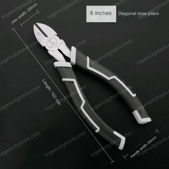 6 inch three-piece set (vise + needle nose pliers + wire stripper)