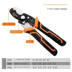 7 inch labor-saving multi-function wire stripp