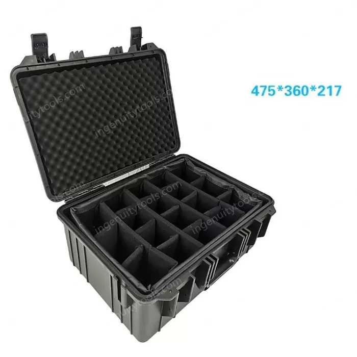 Black with partition, black, gray, yellow, red, 4 colors are available