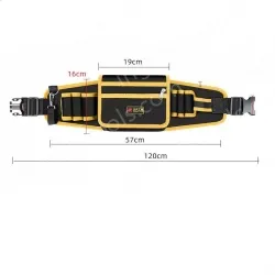 Yellow upgraded tool belt bag medium bag + mineral water hook included