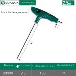 83306/2.5mm - Flat Head