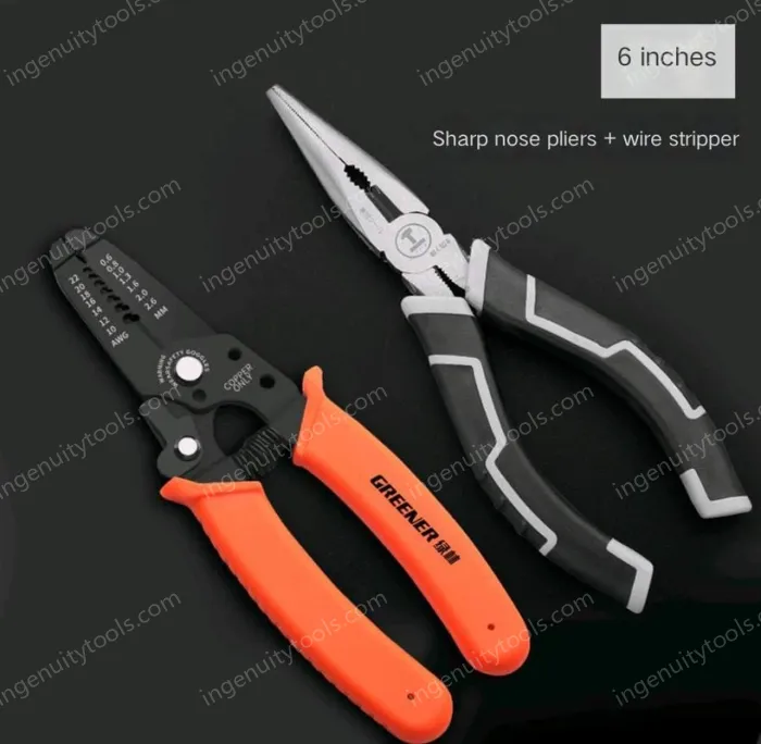 6 inch monochrome handle wire stripper